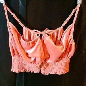 Pink, halter top